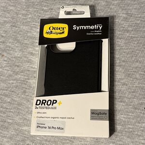 New OtterBox Symmetry Series Cactus Leather case for the iPhone 16 Pro Max